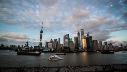 Shanghai's Pudong by day