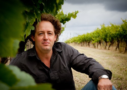 Hunter Smith in Vineyard