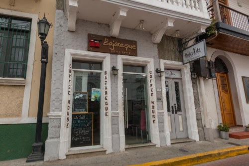 Exterior of Bajareque in Casco Viejo
